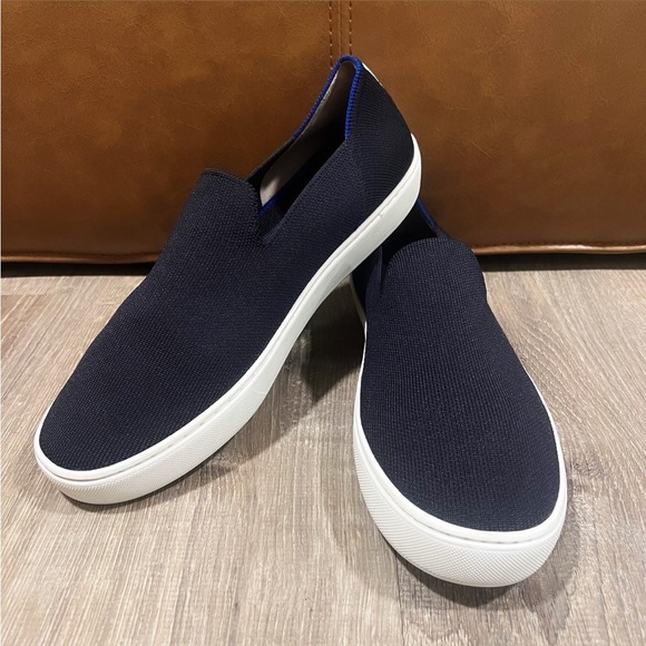 ROTHY’S The Original Slip On Sneaker In Color Solid Black Size 10.5 - Picture 4 of 13